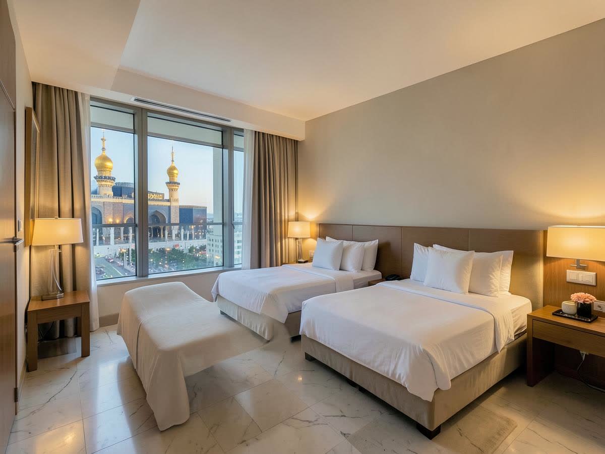 Chambre d'hôtel proche des lieux saints